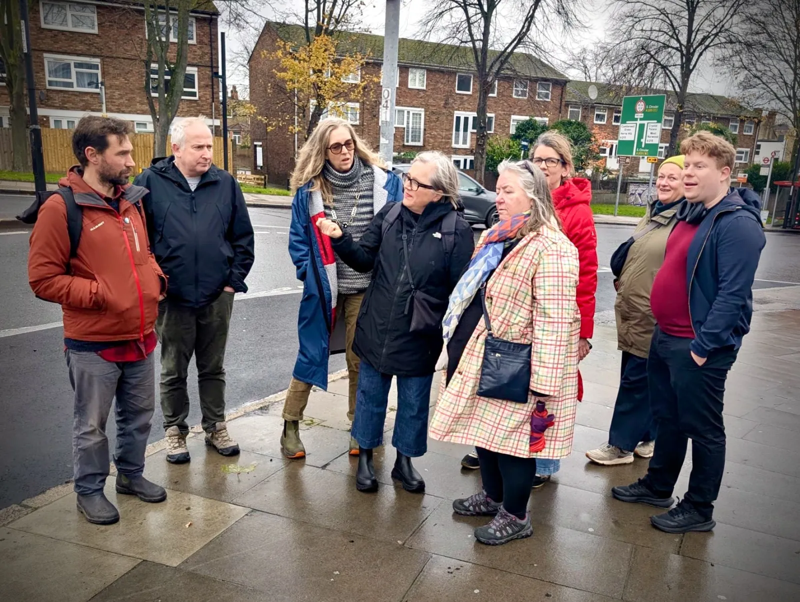 Caroline Russell with members of Transform Tulse Hill